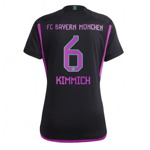 Fotbalové Dres Bayern Munich Joshua Kimmich #6 Dámské Venkovní 2023-24 Krátký Rukáv